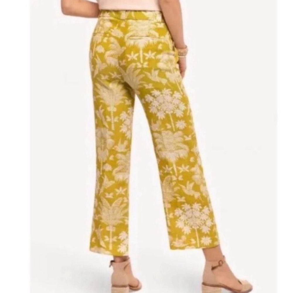 Spartina 449 Yellow Floral Wide Leg Pants - Picture 5 of 5